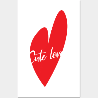 Cute love Posters and Art